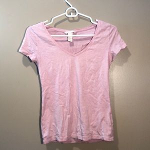 light pink v neck